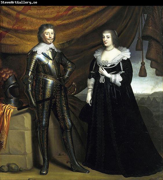 Gerard van Honthorst Prince Frederik Hendrik and his wife Amalia van Solms